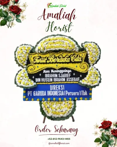 Papan Bunga Duka di Hirit